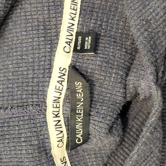 Calvin Klein Jeans Hoodie Lounger Navy sz XL - Picture 5 of 12